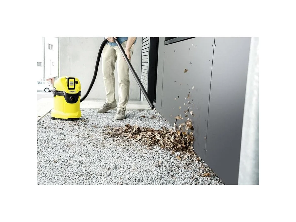 Aspiradora inalámbrica KARCHER WD 3 para líquidos y sólidos - 17L, 300W (Batería no incluida)