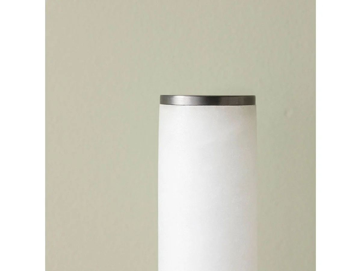 Lampe à poser en albâtre et métal H59 cm - MONTAIGNE