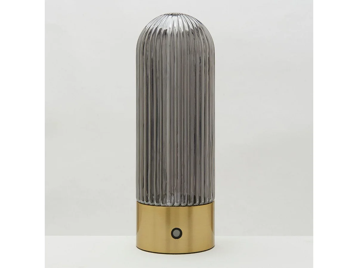 Touareg røget bordlampe, H.50cm