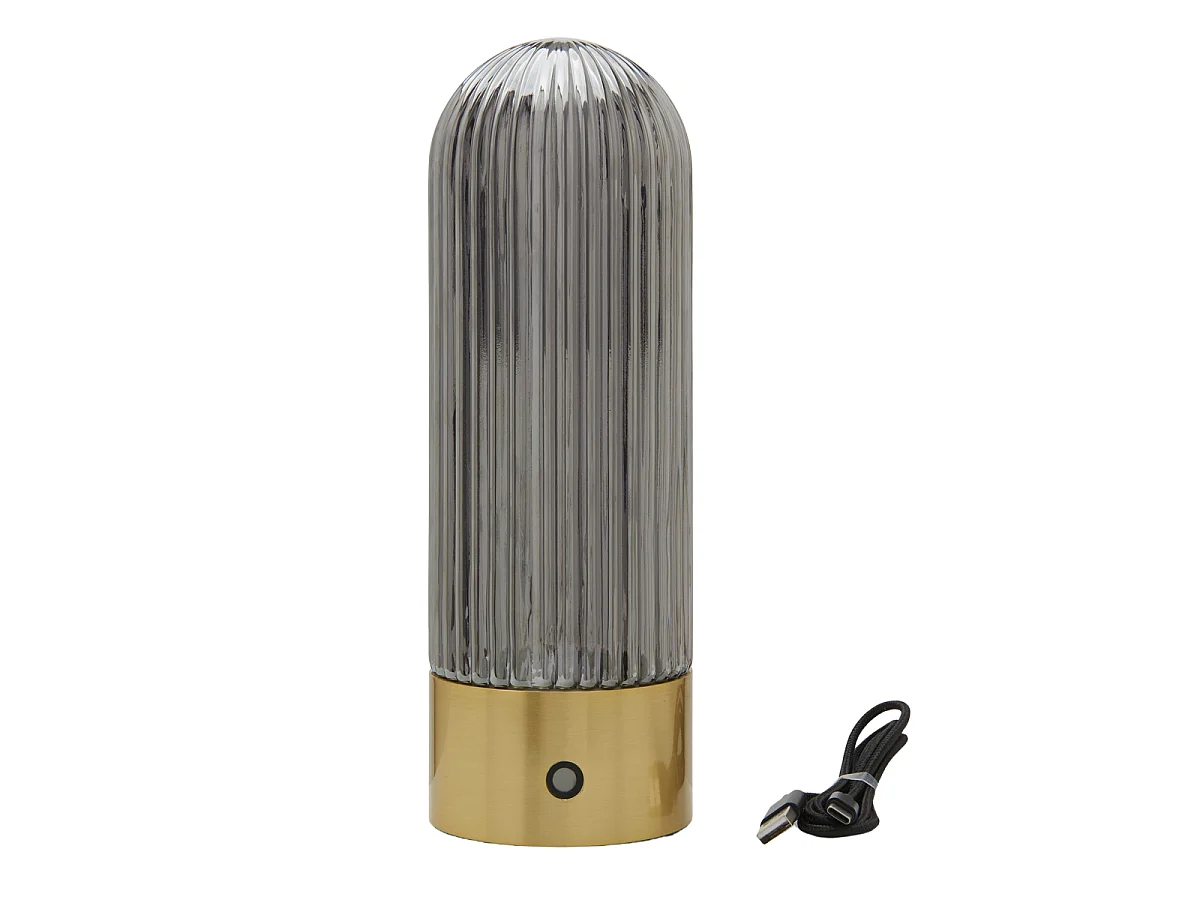 Touareg røget bordlampe, H.50cm