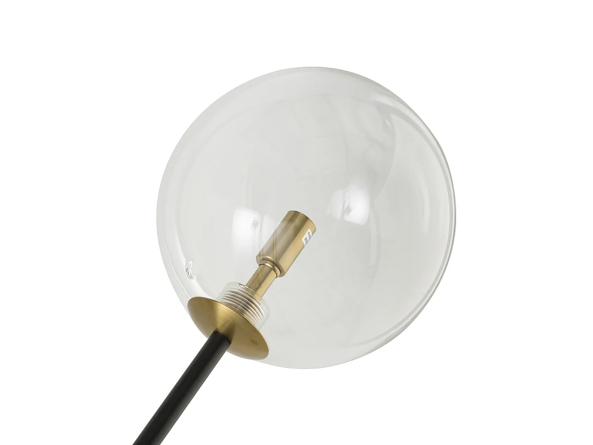 Lampe à poser boule en verre L 72cm x H 85cm