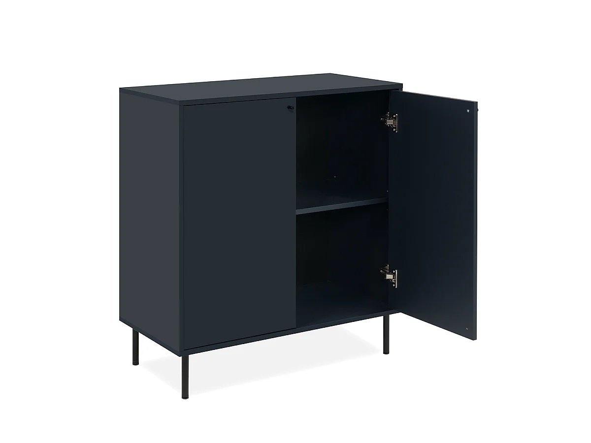 Sideboard 2 Türen Königsblau B80 cm - BOGOTA