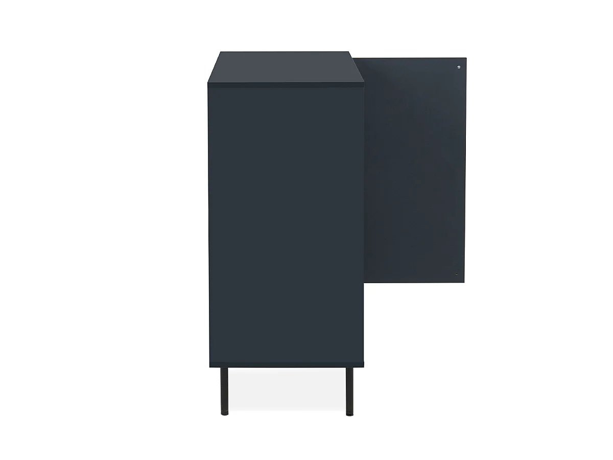 Sideboard 2 Türen Königsblau B80 cm - BOGOTA