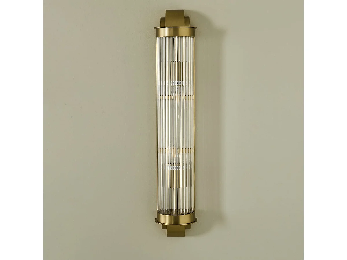 Applique en verre et métal chromé GRAND REX