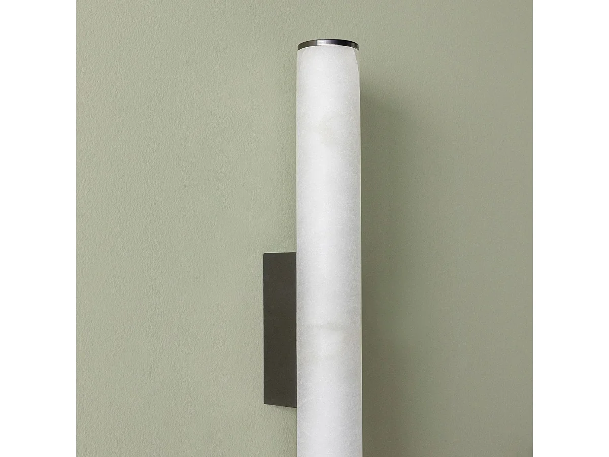 Applique en albâtre et métal H55 cm - MONTAIGNE