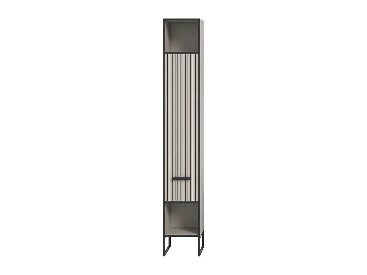 Coluna de casa de banho 1 porta 2 nichos caxemira A192 cm - AURA