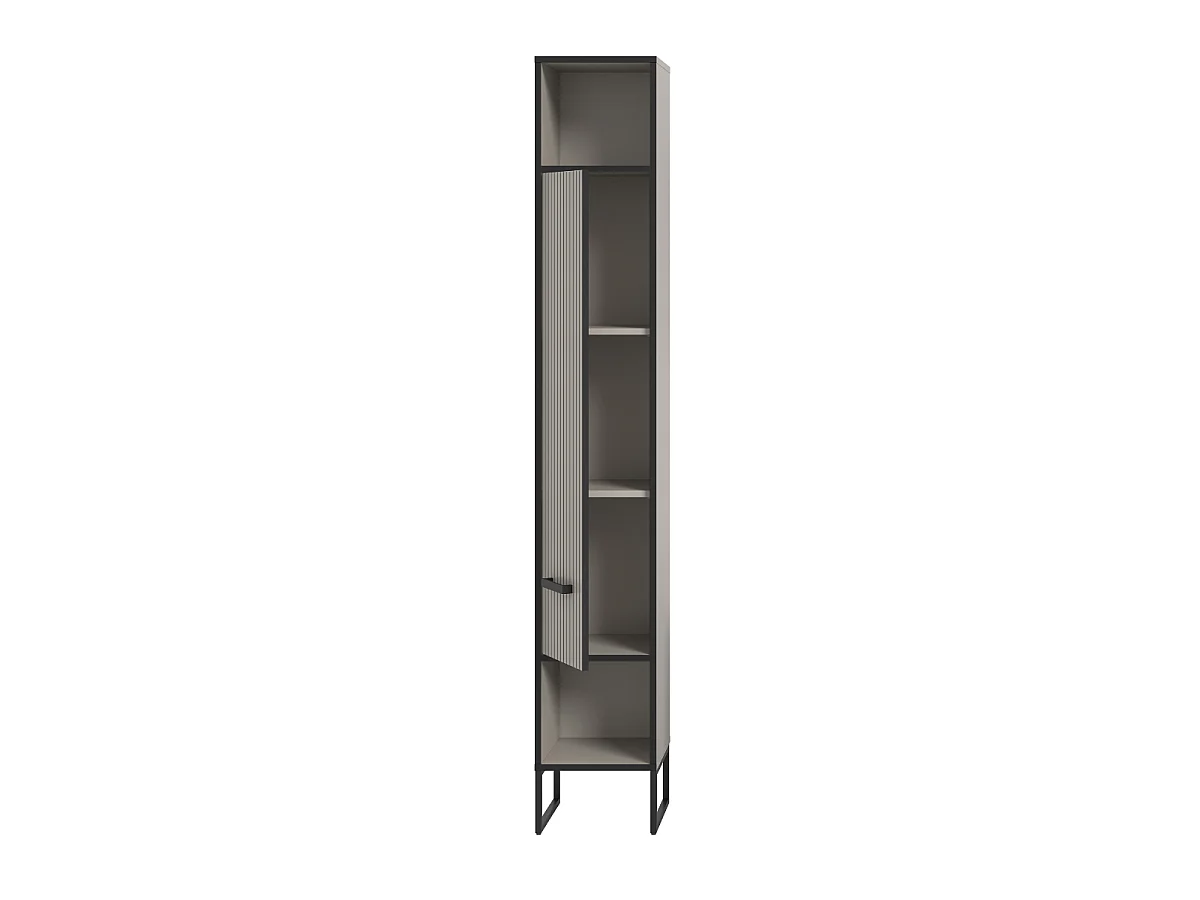 Coluna de casa de banho 1 porta 2 nichos caxemira A192 cm - AURA