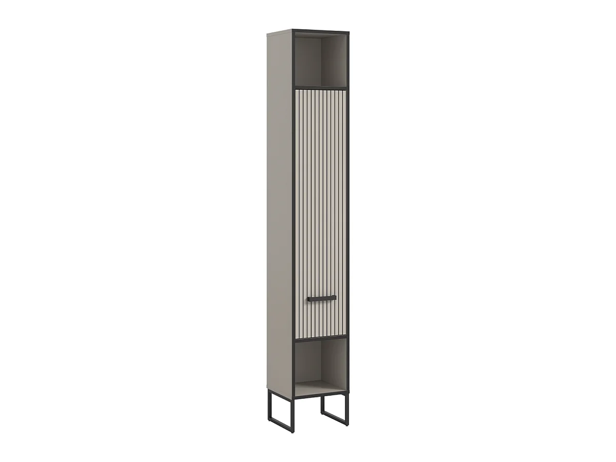 Coluna de casa de banho 1 porta 2 nichos caxemira A192 cm - AURA
