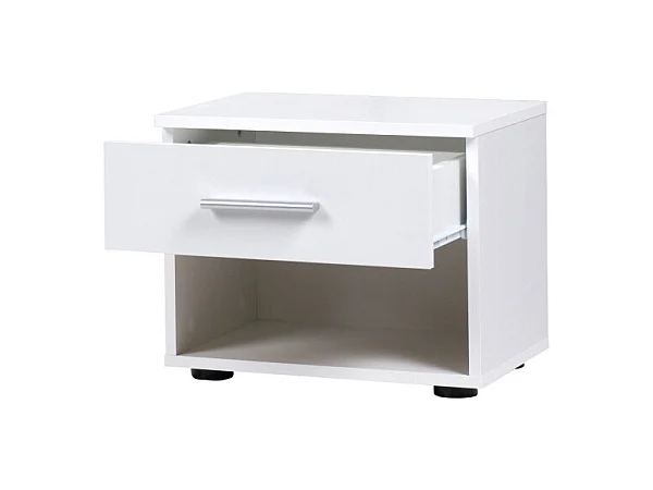 Ensemble design pour chambre à coucher COMO. Lit 160X200 cm avec sommier + tables de chevet.
