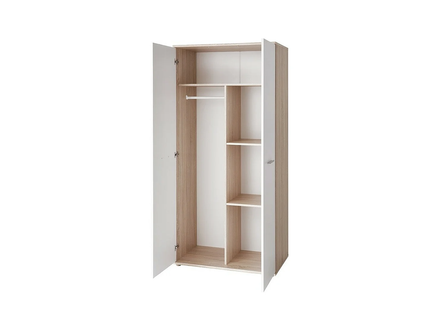 Komplettes Kinderzimmer, Jugendzimmer - DENVER - Schrank, Bett, Bücherregal und Regal