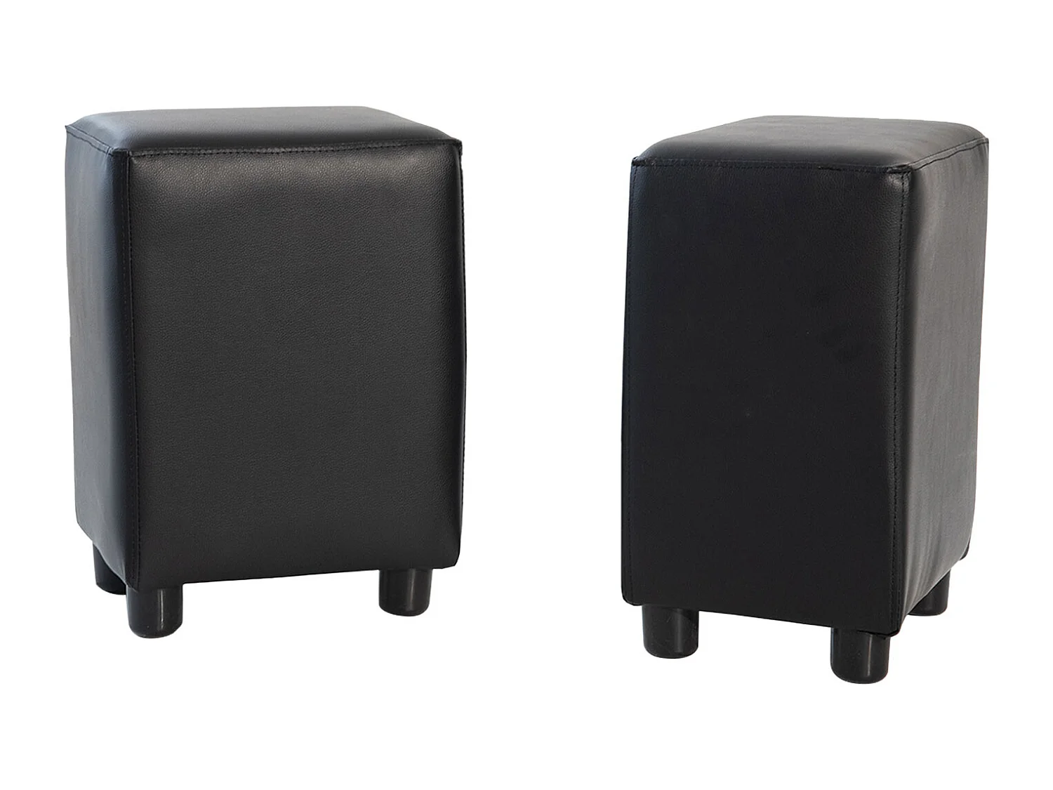 Canapé d'angle convertible TONY 3 places noir - HAPPY GARDEN