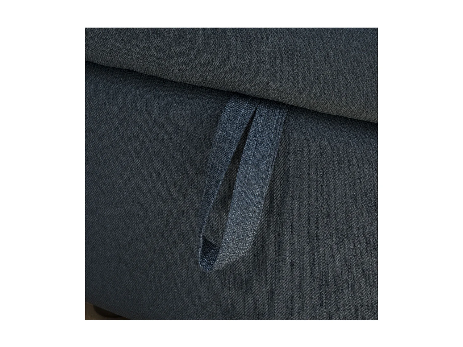 Canapé d'angle convertible WADE 3 places bleu - HAPPY GARDEN