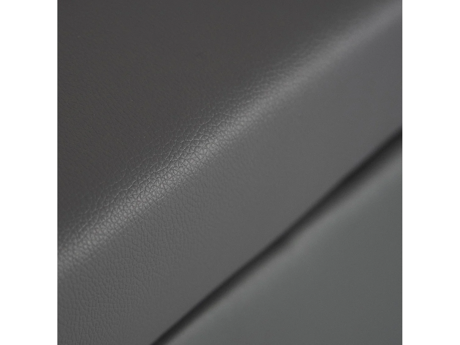 Canapé panoramique convertible simili SCOTT 4 places gris - HAPPY GARDEN