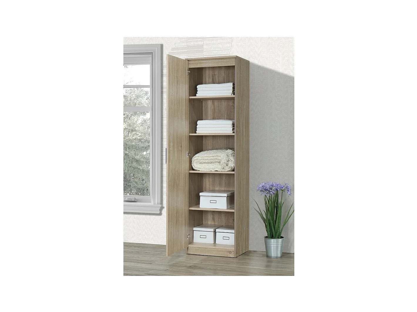 Armário de armazenamento BURSA, ideal para seu hall de entrada, lavanderia ou banheiro.