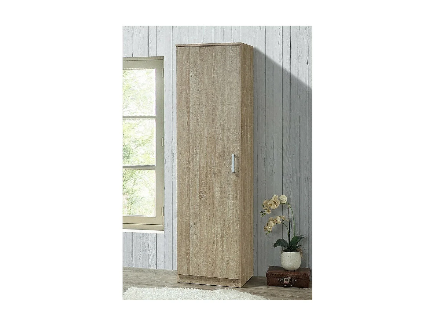 Armoire de rangement BURSA, idéal pour votre entrée, buanderie ou salle de bain.