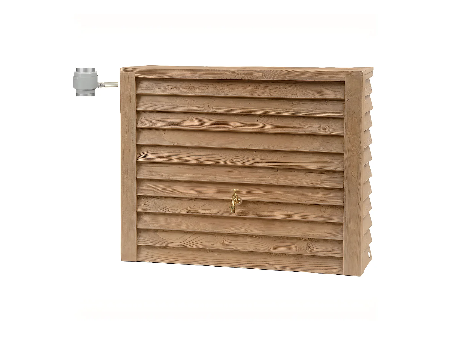 Récupérateur D'eau Aérien Apparence Bois Woody 350l