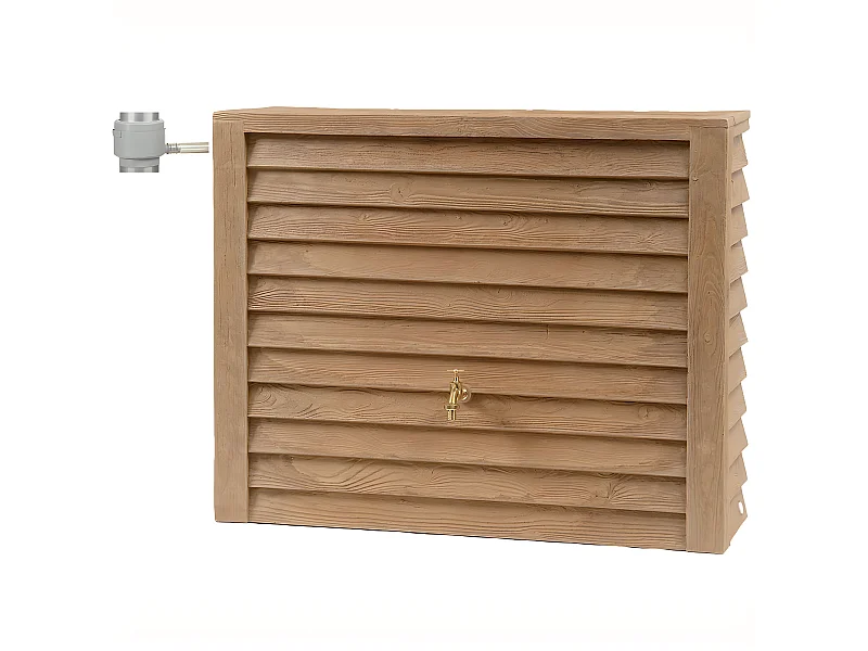 Récupérateur D'eau Aérien Apparence Bois Woody 350l