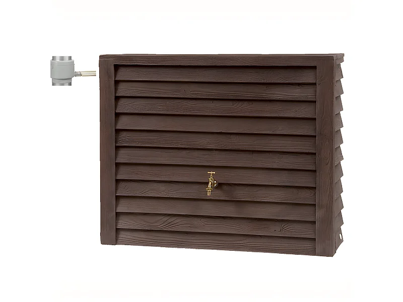 Récupérateur D'eau Aérien Apparence Bois Woody 350l