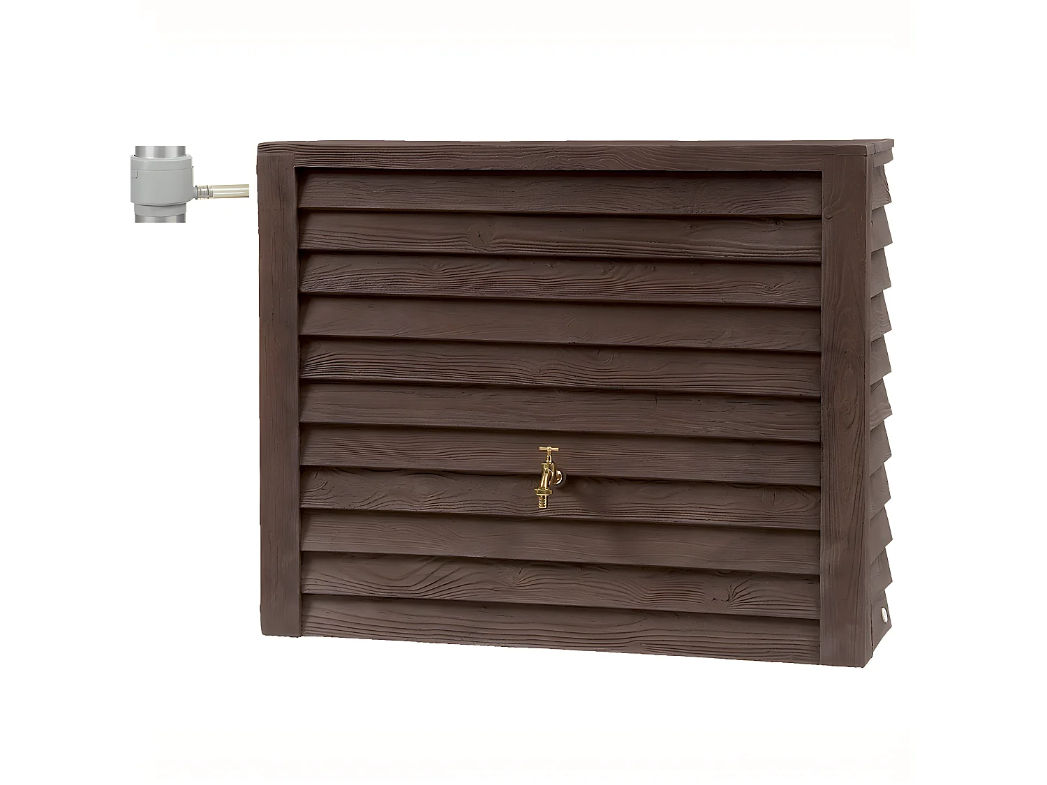 Récupérateur D'eau Aérien Apparence Bois Woody 350l