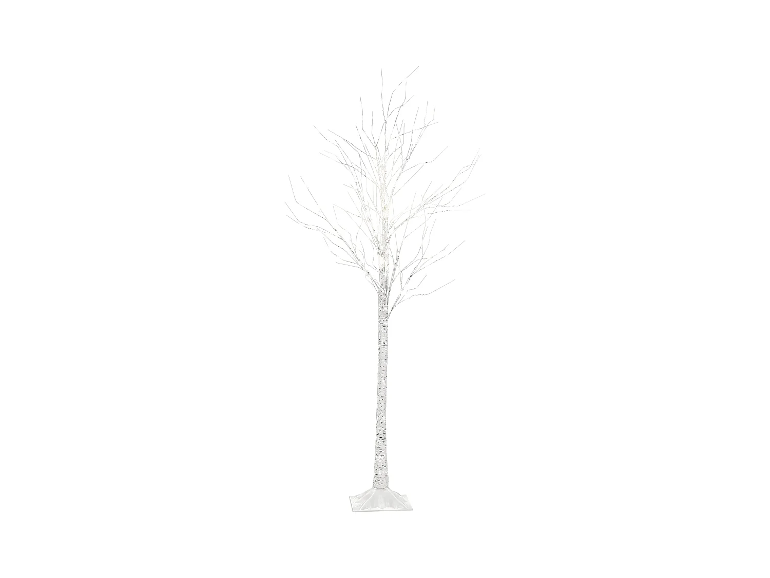 Dekoracja ogrodowa LED choinka 190 cm biała LAPPI