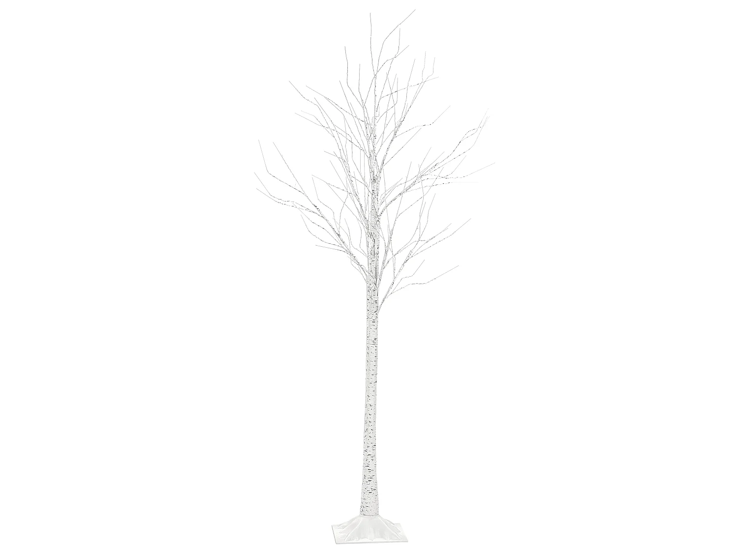 Kerstdecoratie voor buiten LED-verlichting wit 190 cm LAPPI