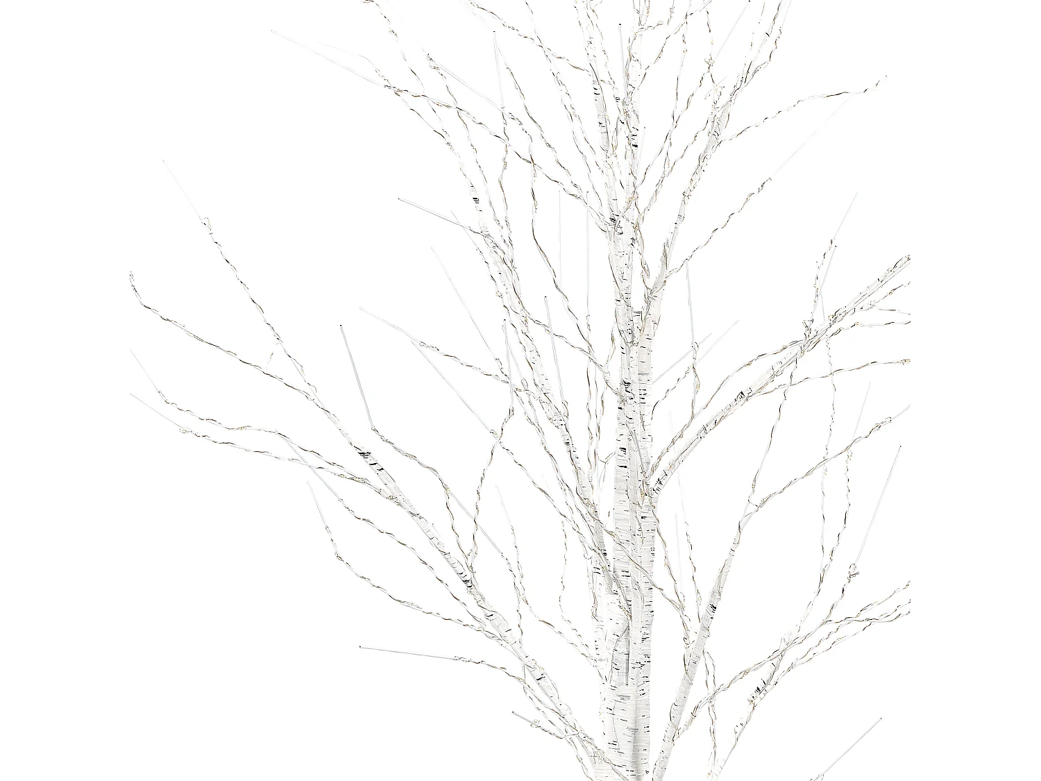 Kerstdecoratie voor buiten LED-verlichting wit 190 cm LAPPI