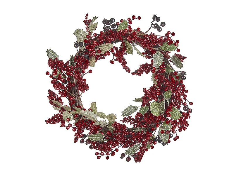 Couronne de Noël PUROL Rouge 40 cm