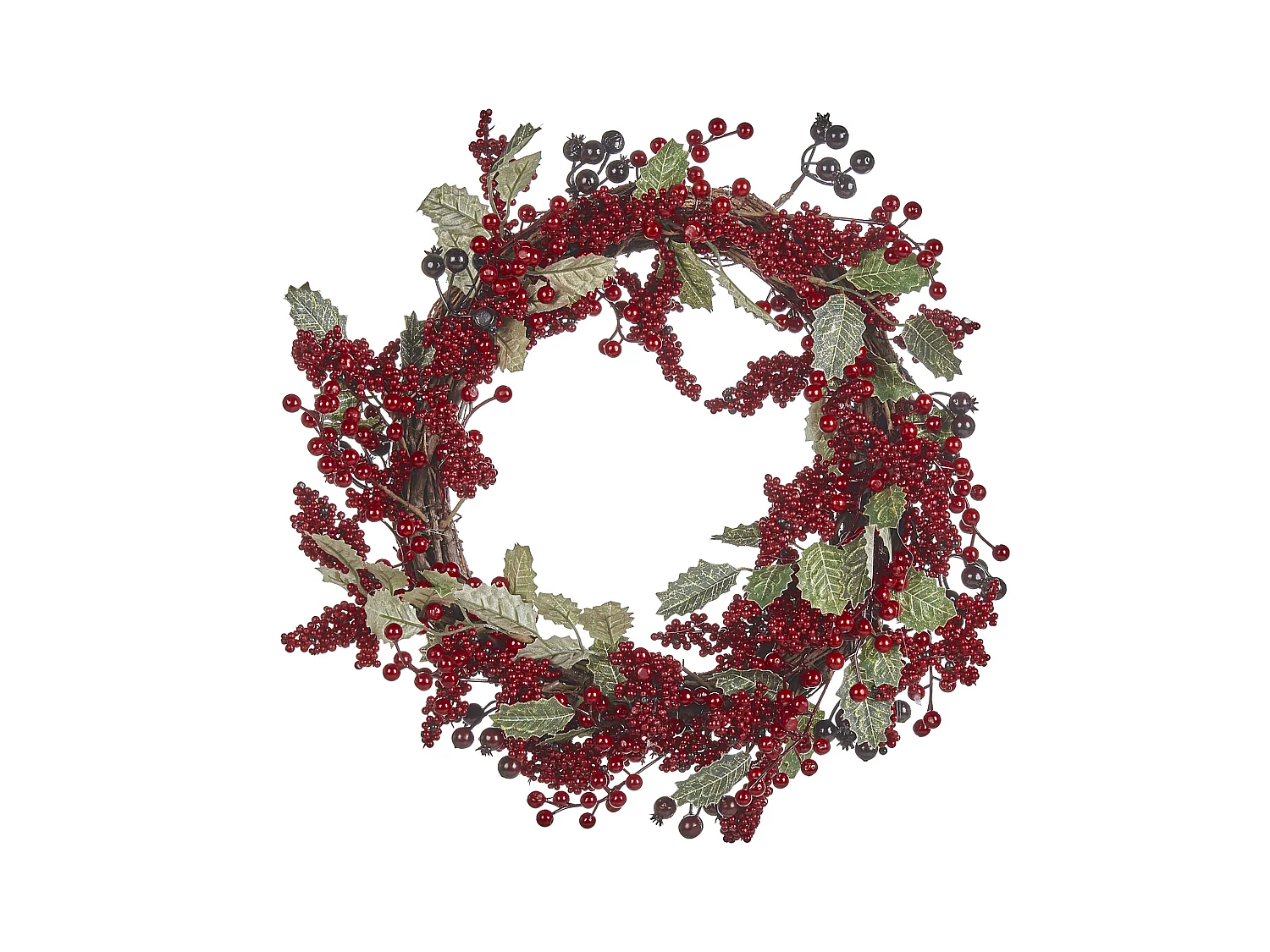 Couronne de Noël PUROL Rouge 40 cm
