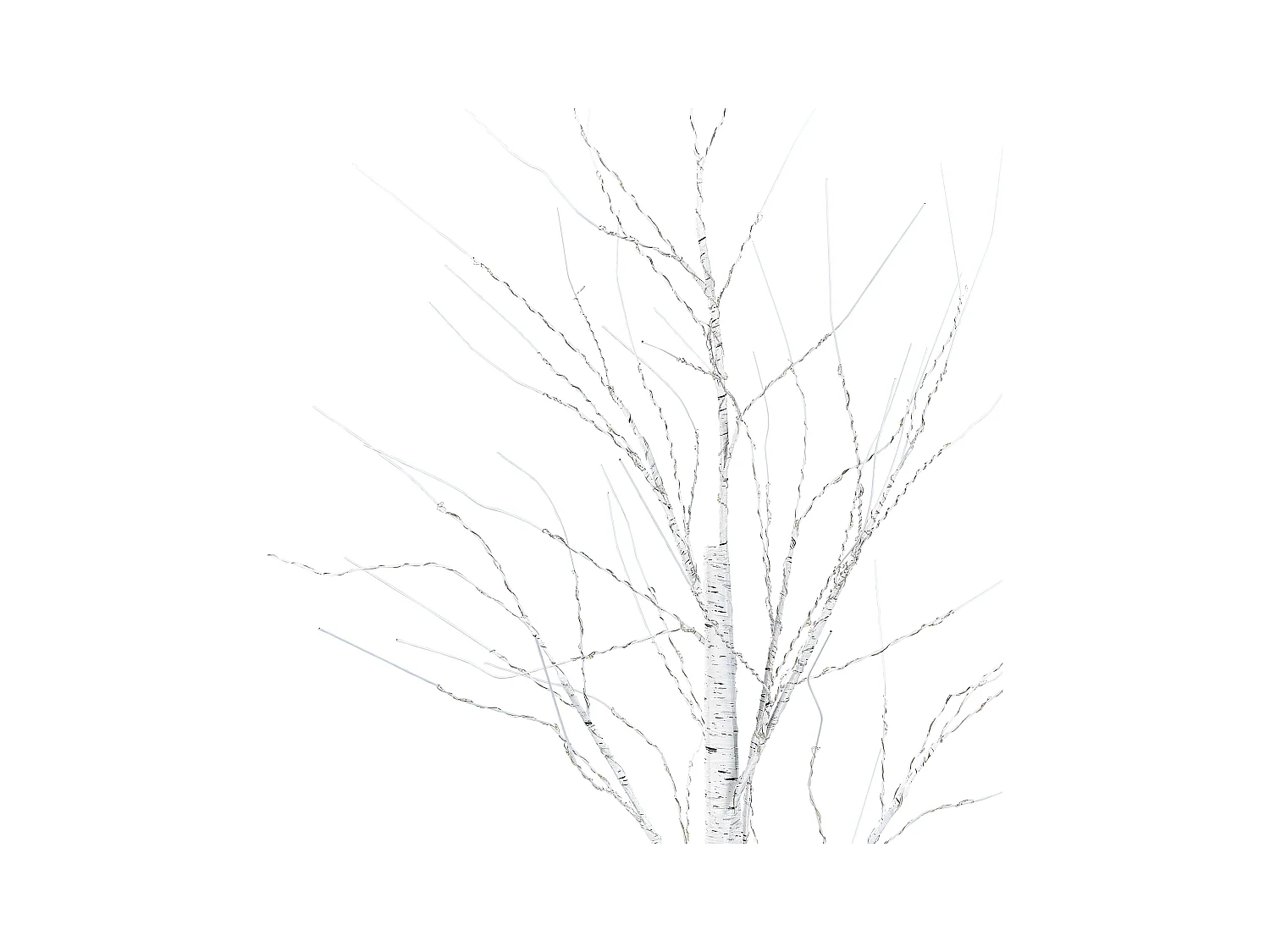 Décoration extérieure LED LAPPI Arbre de Noël 160 cm Blanc