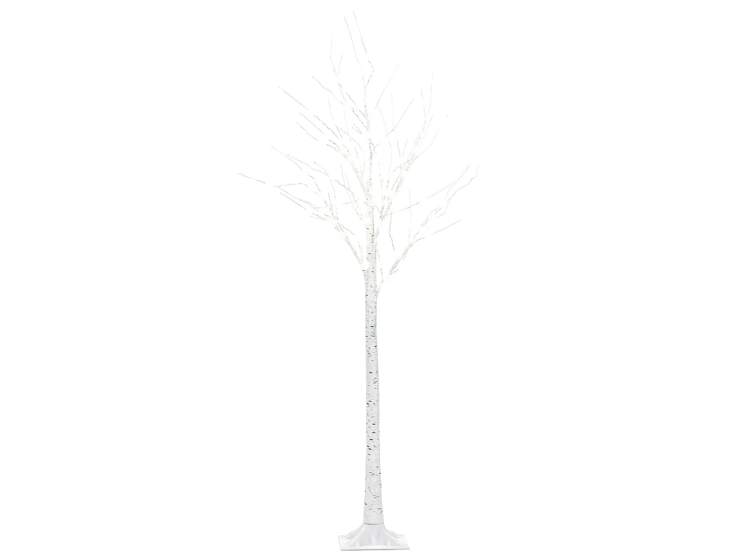 Kerstdecoratie voor buiten LED-verlichting wit 160 cm LAPPI