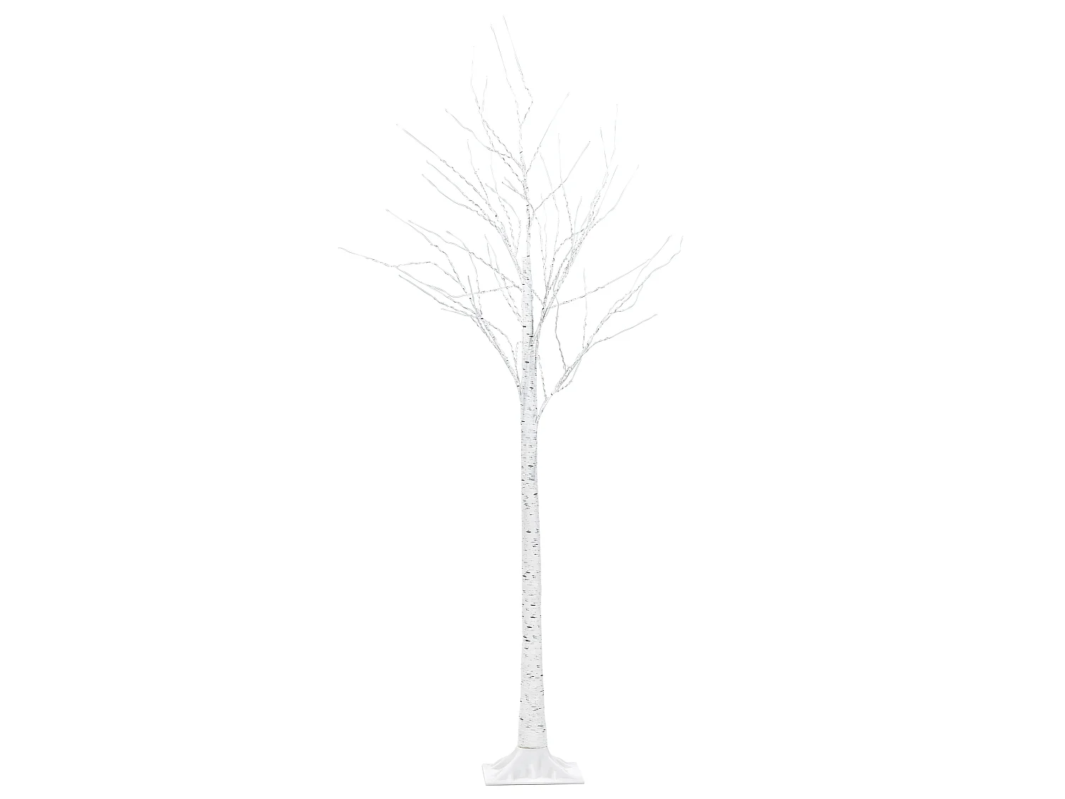 Kerstdecoratie voor buiten LED-verlichting wit 160 cm LAPPI