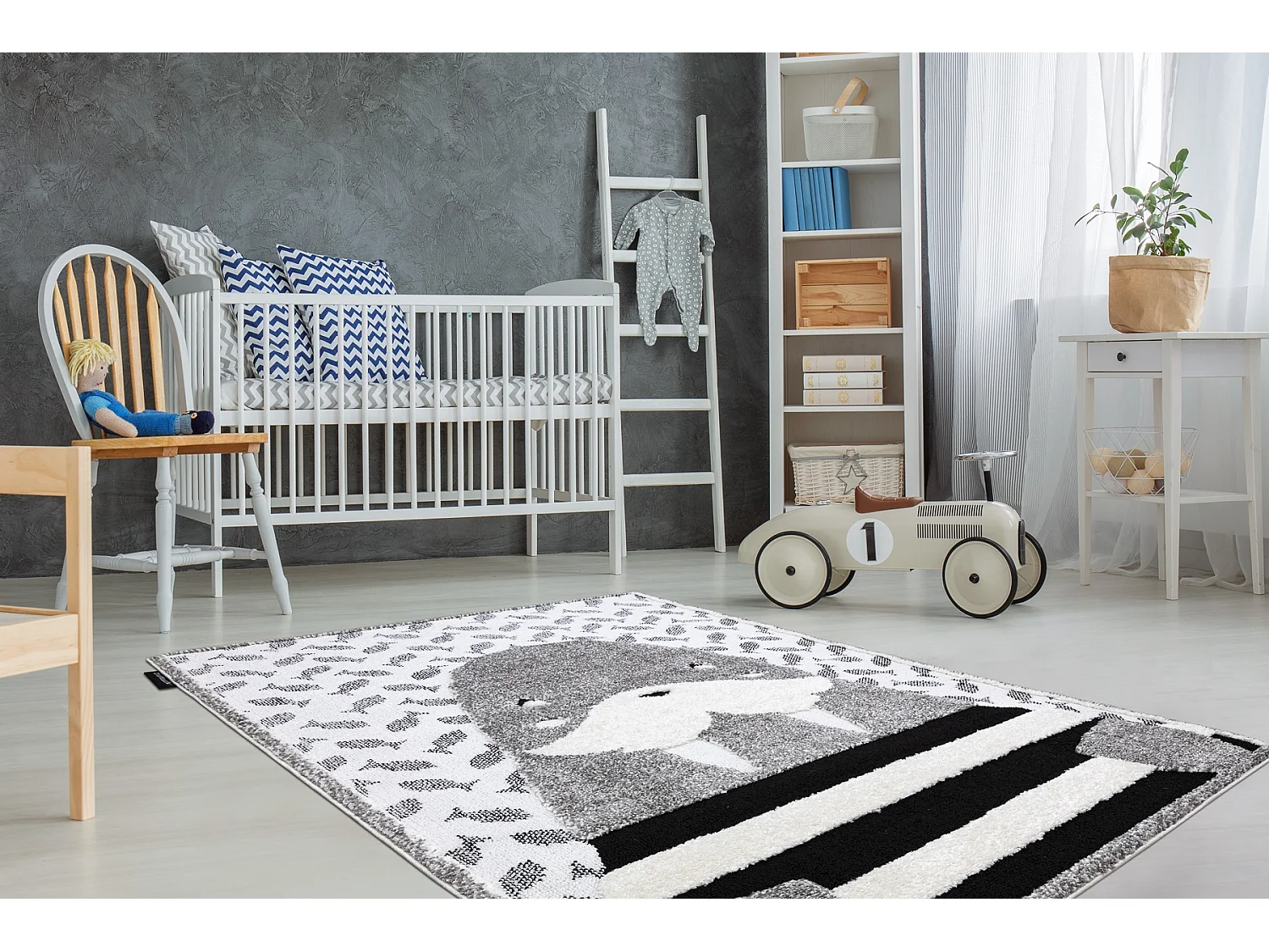 Kindertapijt JOY Walrus walrus , voor kinderen - Structureel, twee poo 120x170 cm