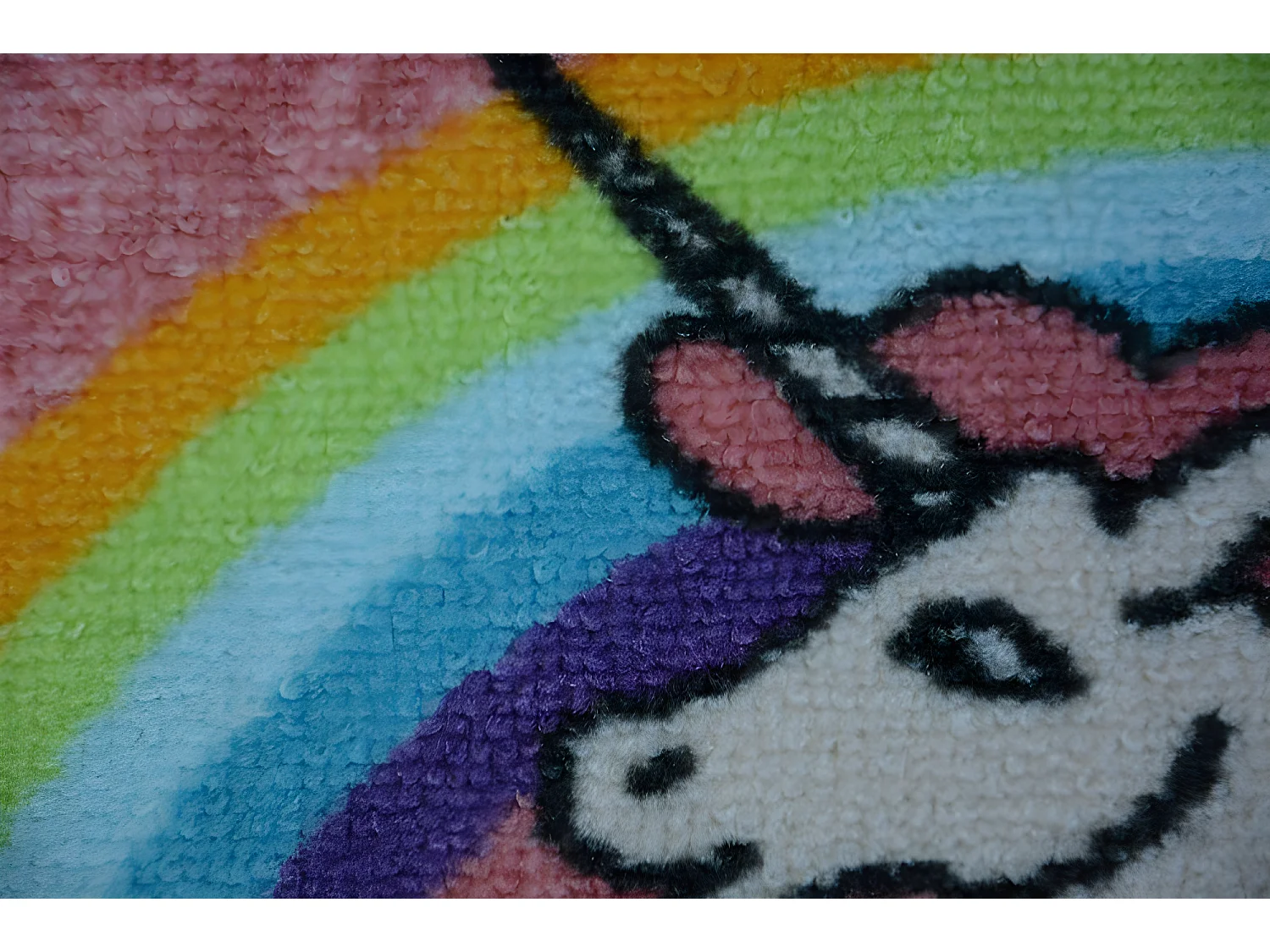 Teppich für Kinder UNICORN rosa 150x350 cm