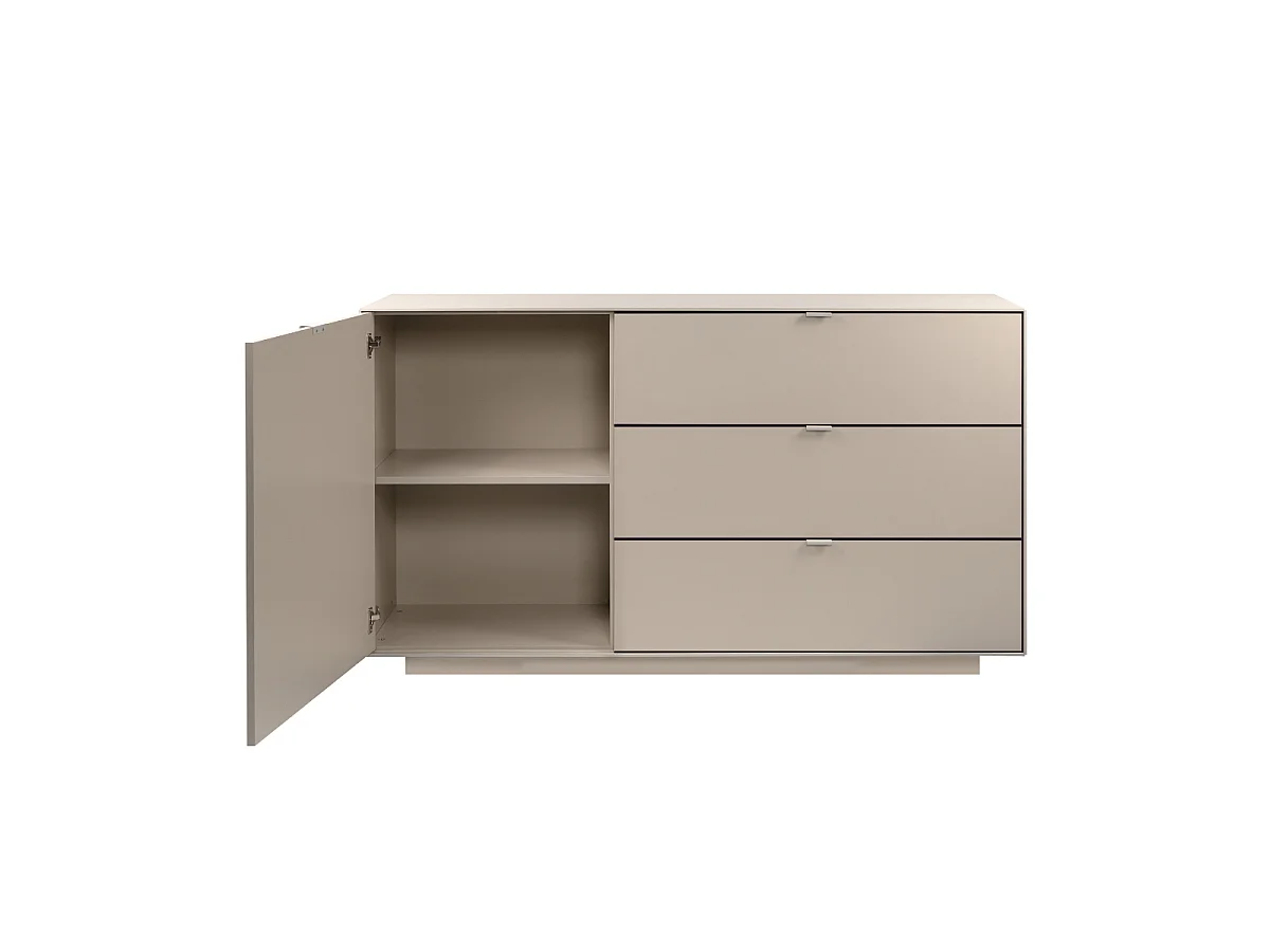Madia Sivas51A con anta e 3 cassetti colore cashmere 160 cm