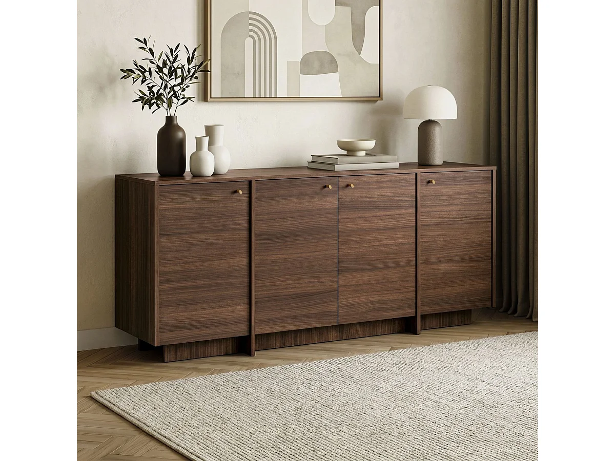 Buffet baixo 4 portas L180 cm - KAY