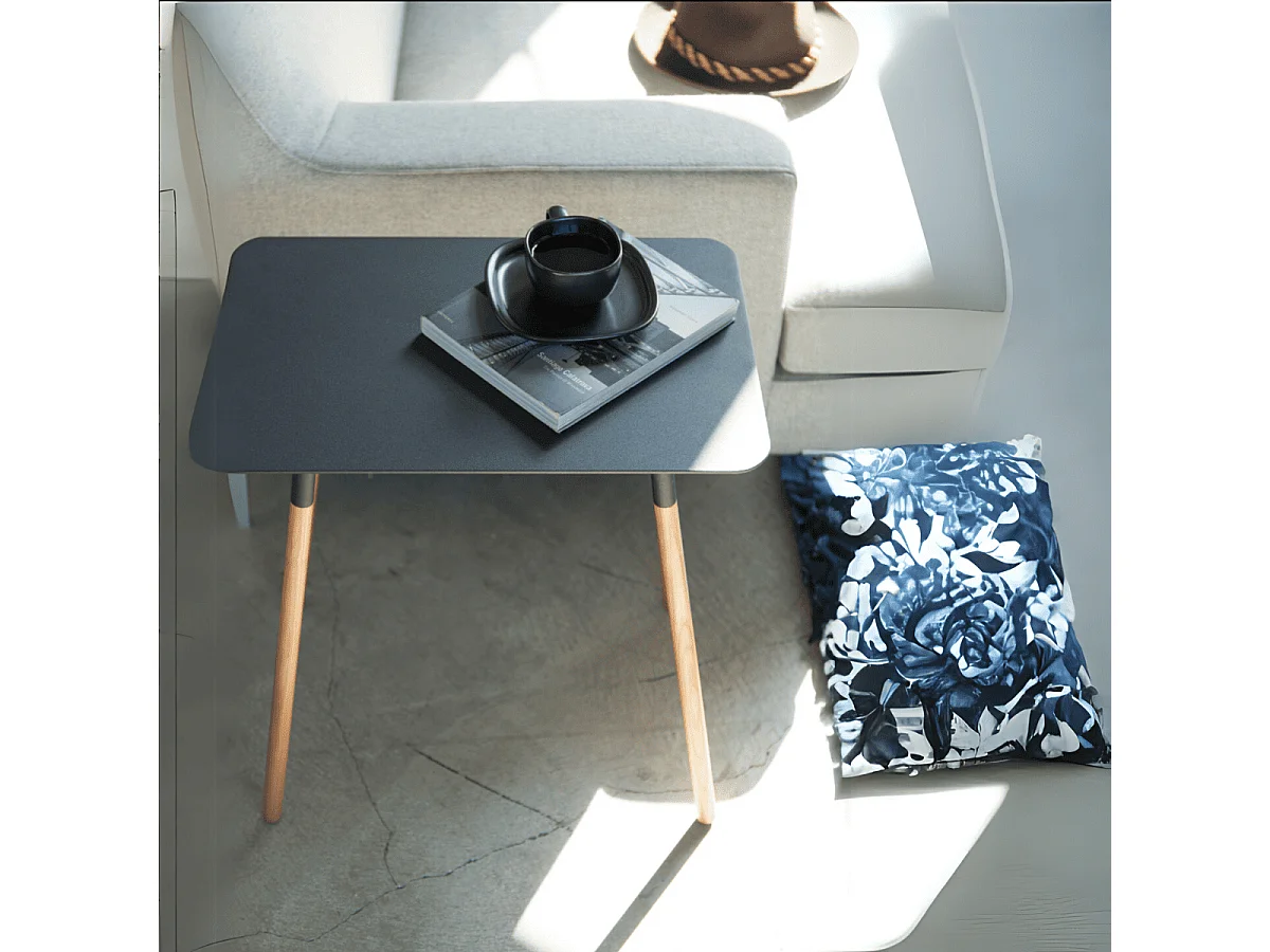 Table d'appoint rectangulaire L45 cm - PLAIN