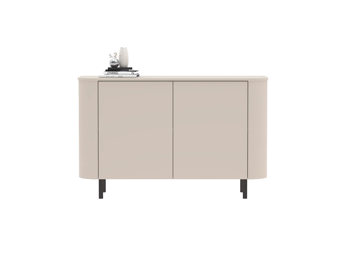 Madia Marini 2 ante cashmere 130x43x85 cm con apertura push pull