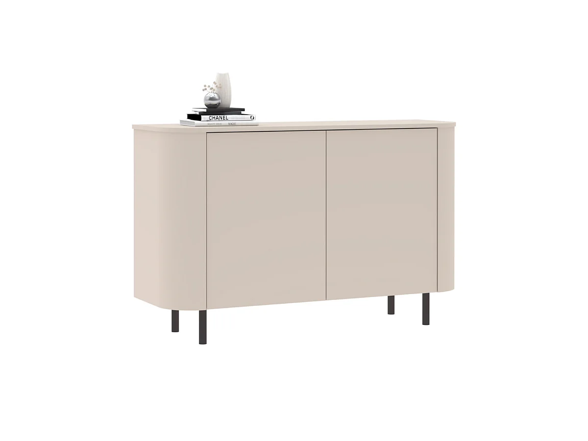 Madia Marini 2 ante cashmere 130x43x85 cm con apertura push pull