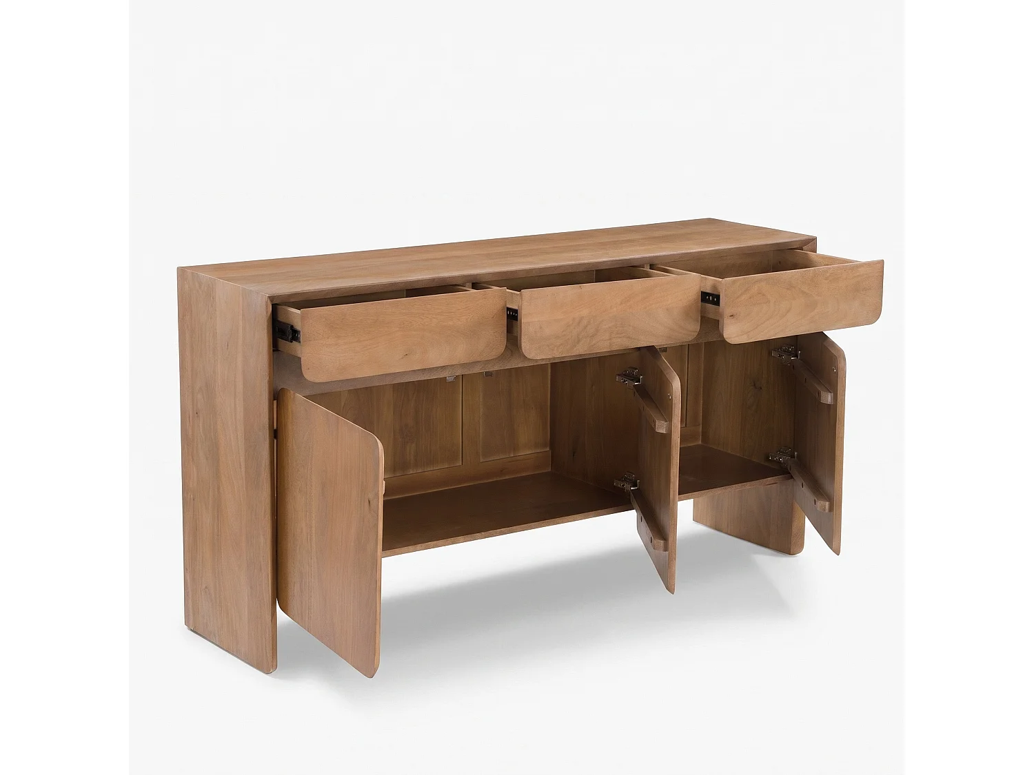 Credenza in legno di mango marrone chiaro - Achille