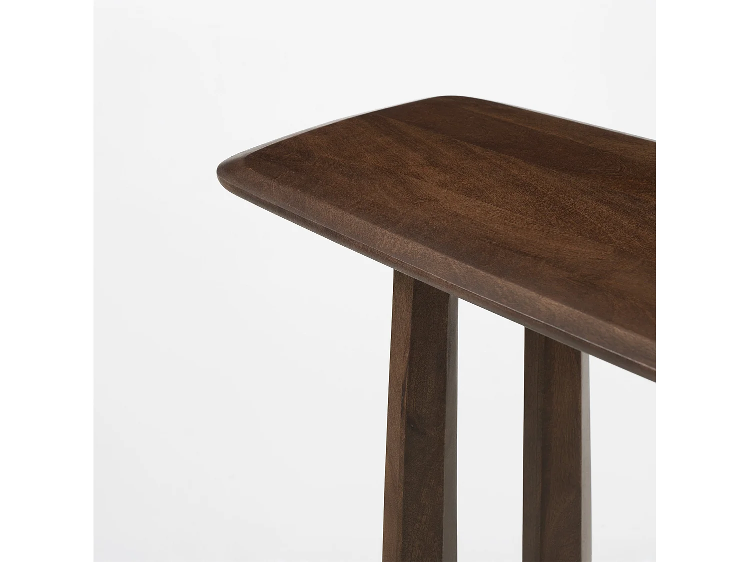 Konsole aus massivem Mangoholz, dunkelbraun, 150 cm - Maya