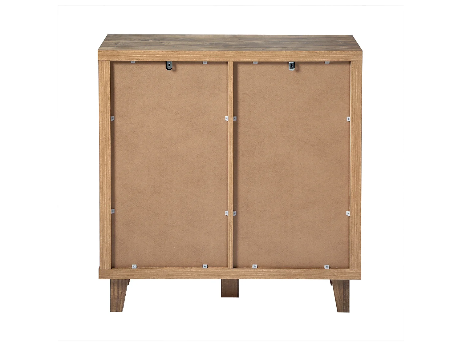 Buffet con 2 porte scorrevoli a lame forate L80 cm - LIAM