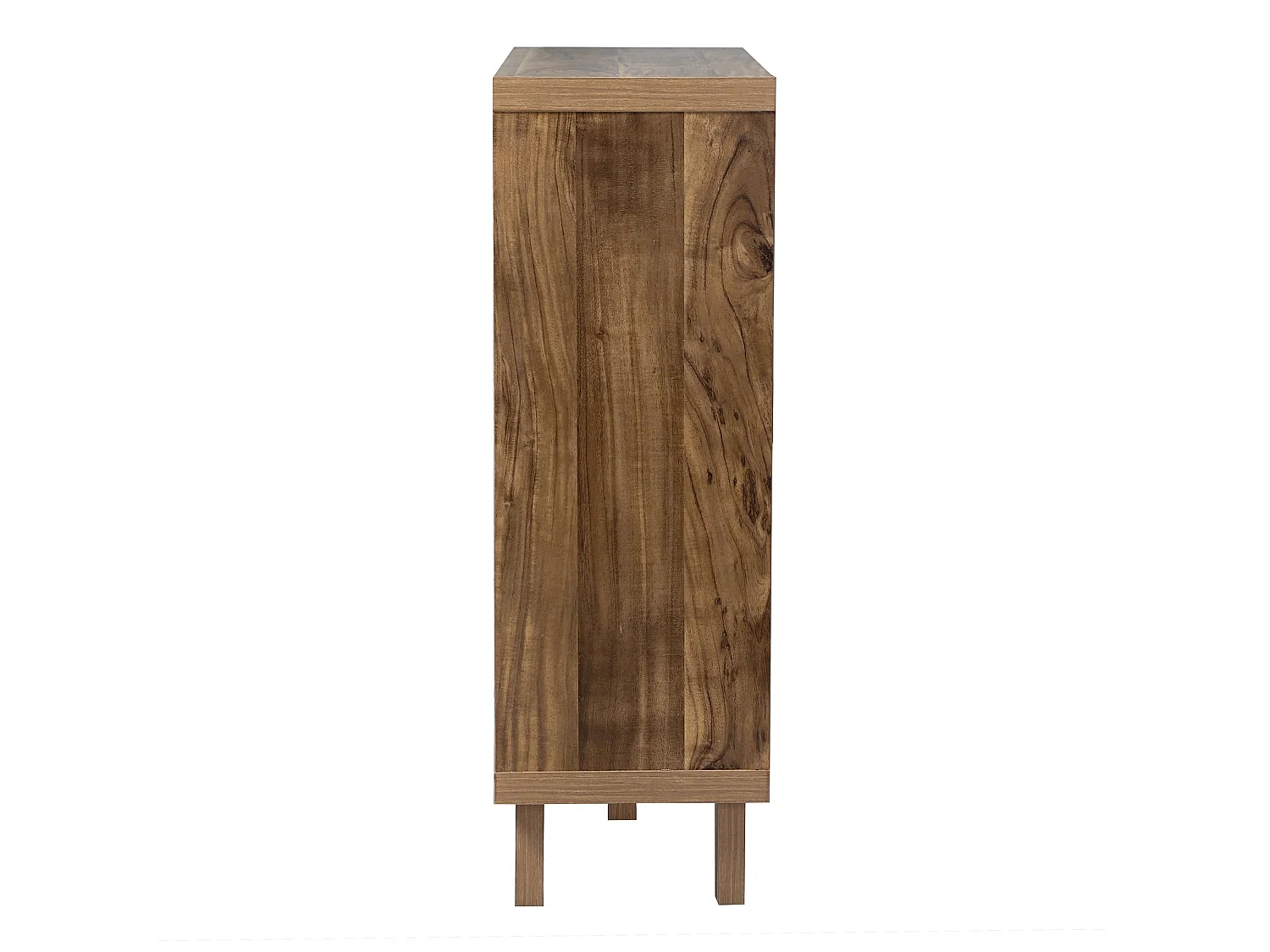 Buffet con 2 porte scorrevoli a lame forate L80 cm - LIAM