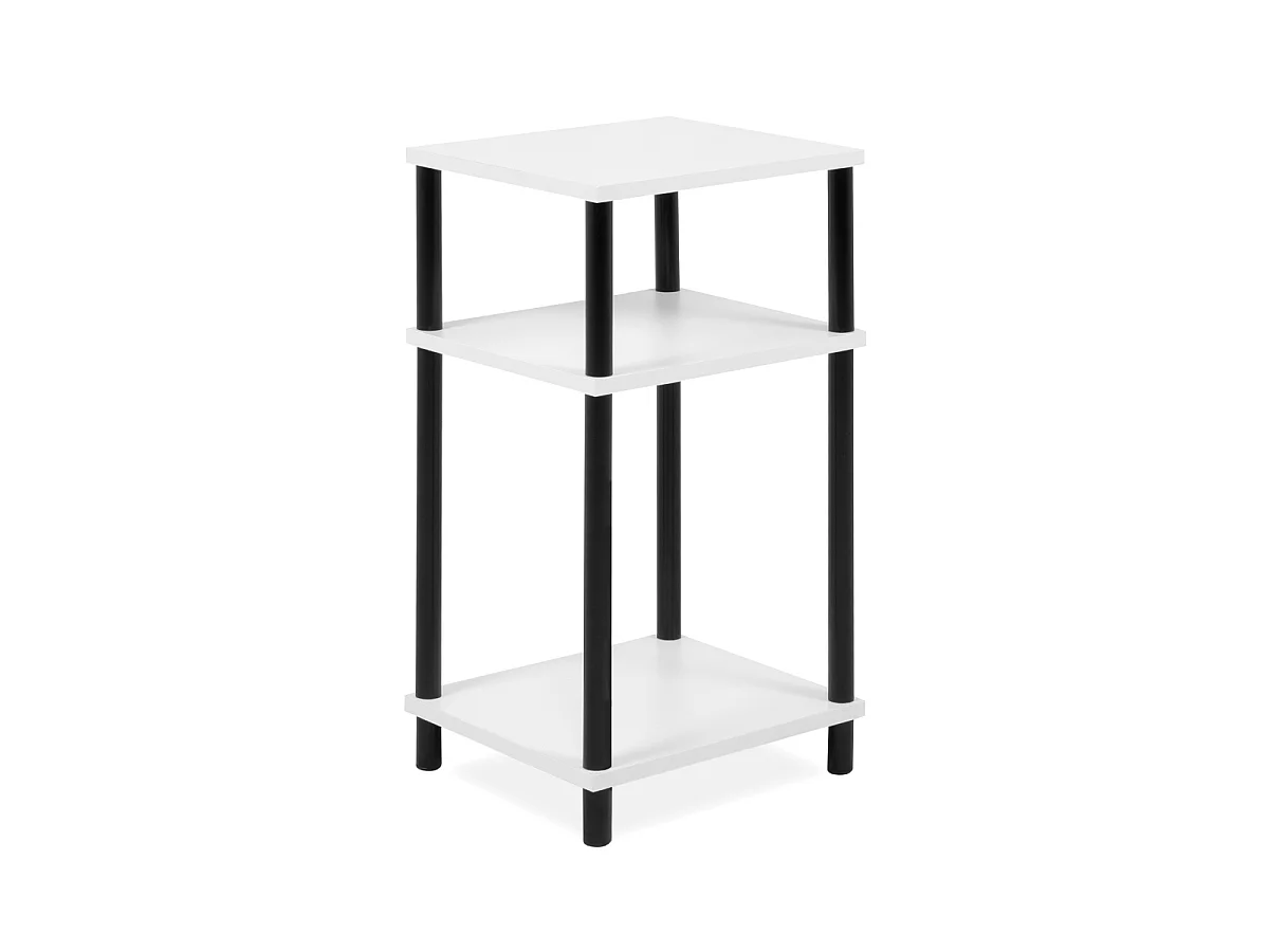 Bijzettafel met 2 open niches H60 cm - NÉO
