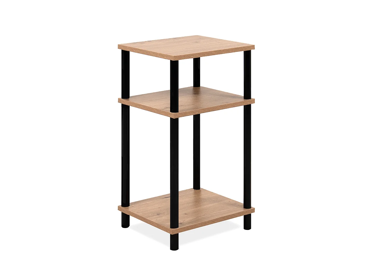 Stolik kawowy z 2 otwartymi wnękami, wys. 60 cm - NEO