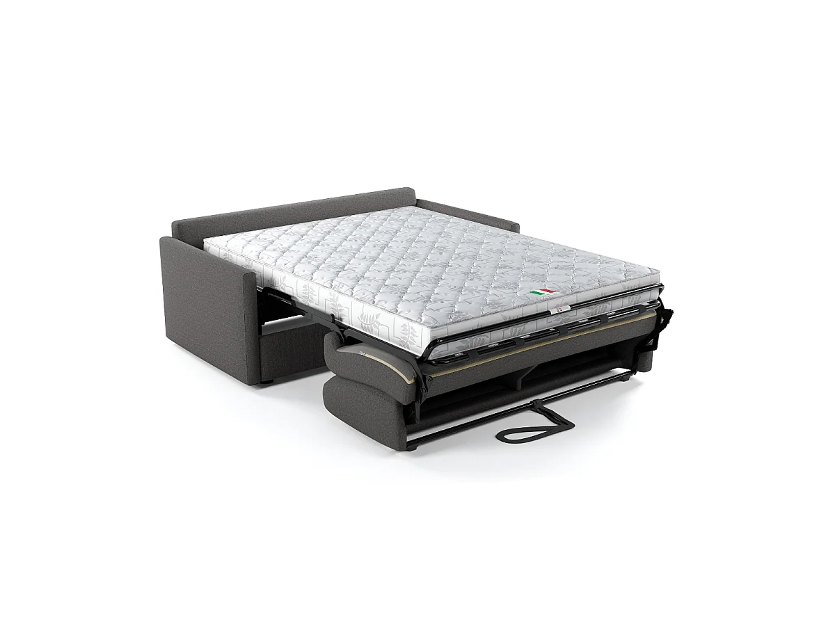 3-zitsbank in stof omvormbaar tot bed van 140x190 cm  - GIULIA