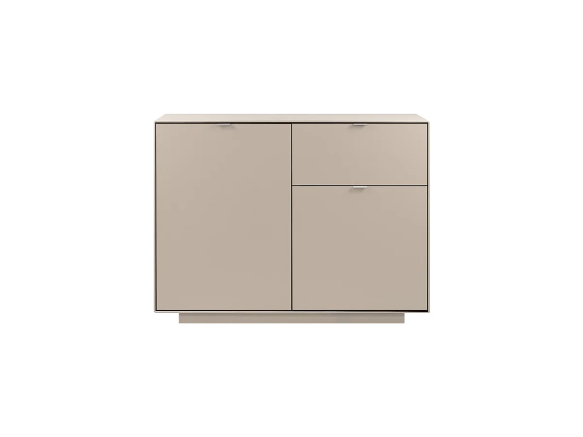 Madia Sivas01A con 2 ante e 1 cassetto colore cashmere 120 cm