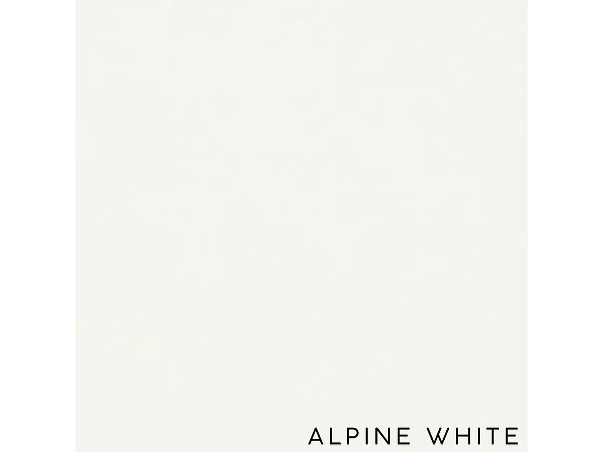 Uitschuifbare tafel HANKO 120 - 157 alpine witte / zwarte poten