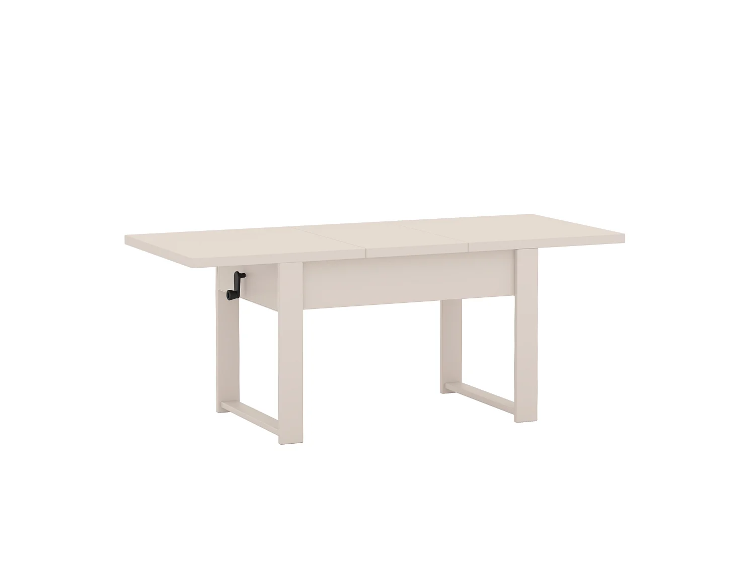 Uitschuifbare tafel HANKO 120 - 157 kasjmier kleur / kasjmier poten