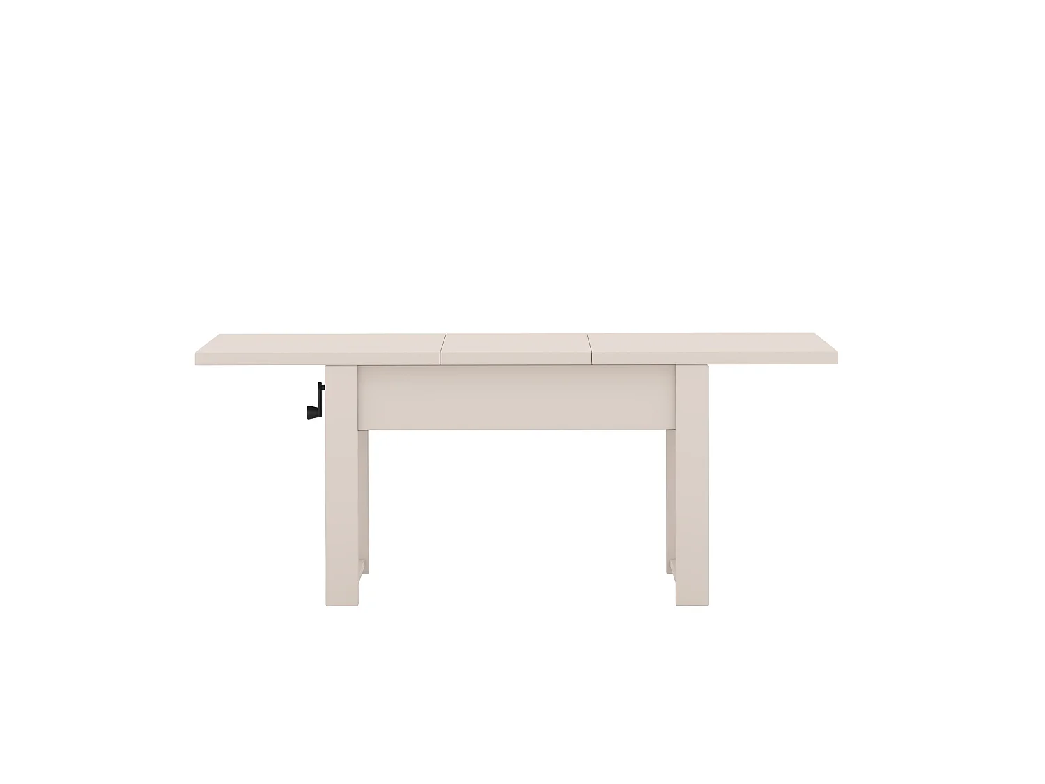 Uitschuifbare tafel HANKO 120 - 157 kasjmier kleur / kasjmier poten