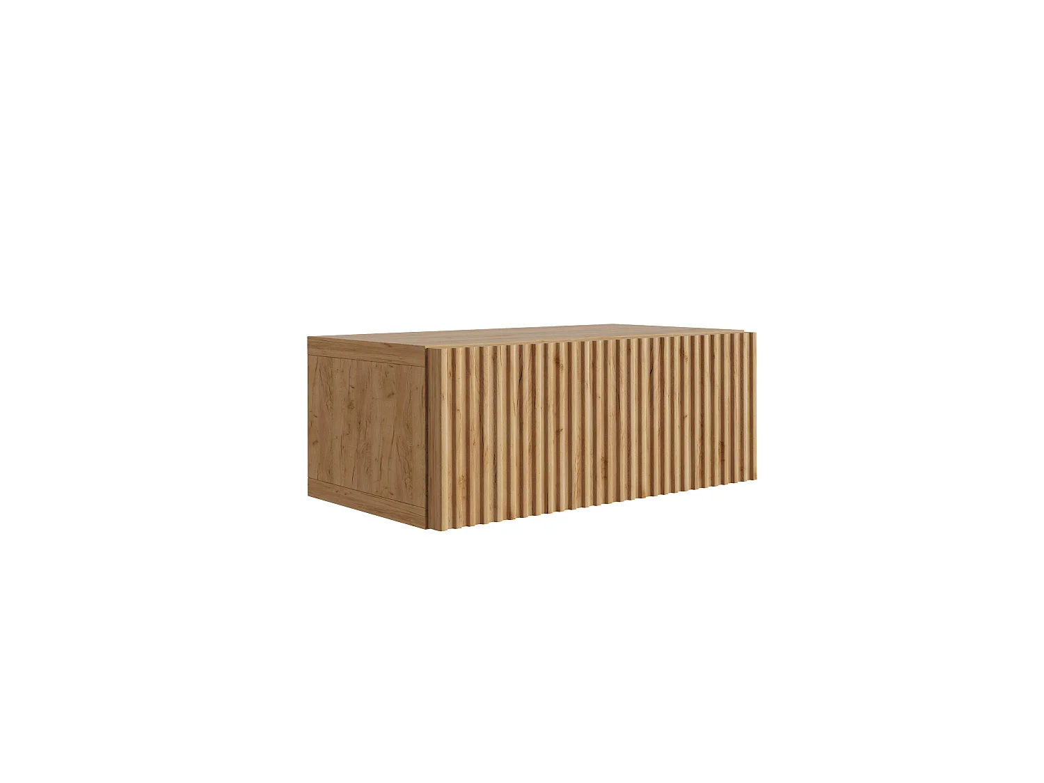 Nachttisch, Eiche Craft MDF, 40 x 21,6 x 16 cm